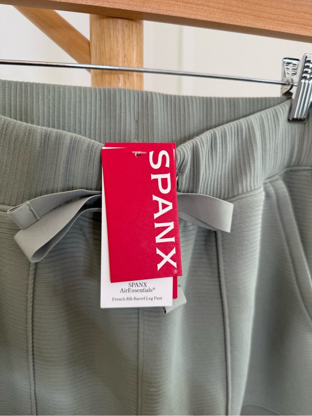 SPANX AirEssentials® French Rib Barrel Leg Pant - Picture 3 of 5